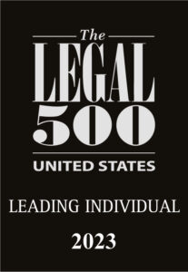 Badge for Legal 500 Recommended Attorney